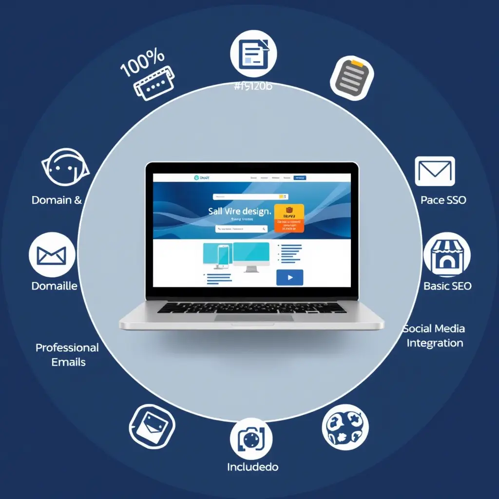 Paquete completo de diseño web profesional con SEO integrado, hosting y mantenimiento - webmarketerspro