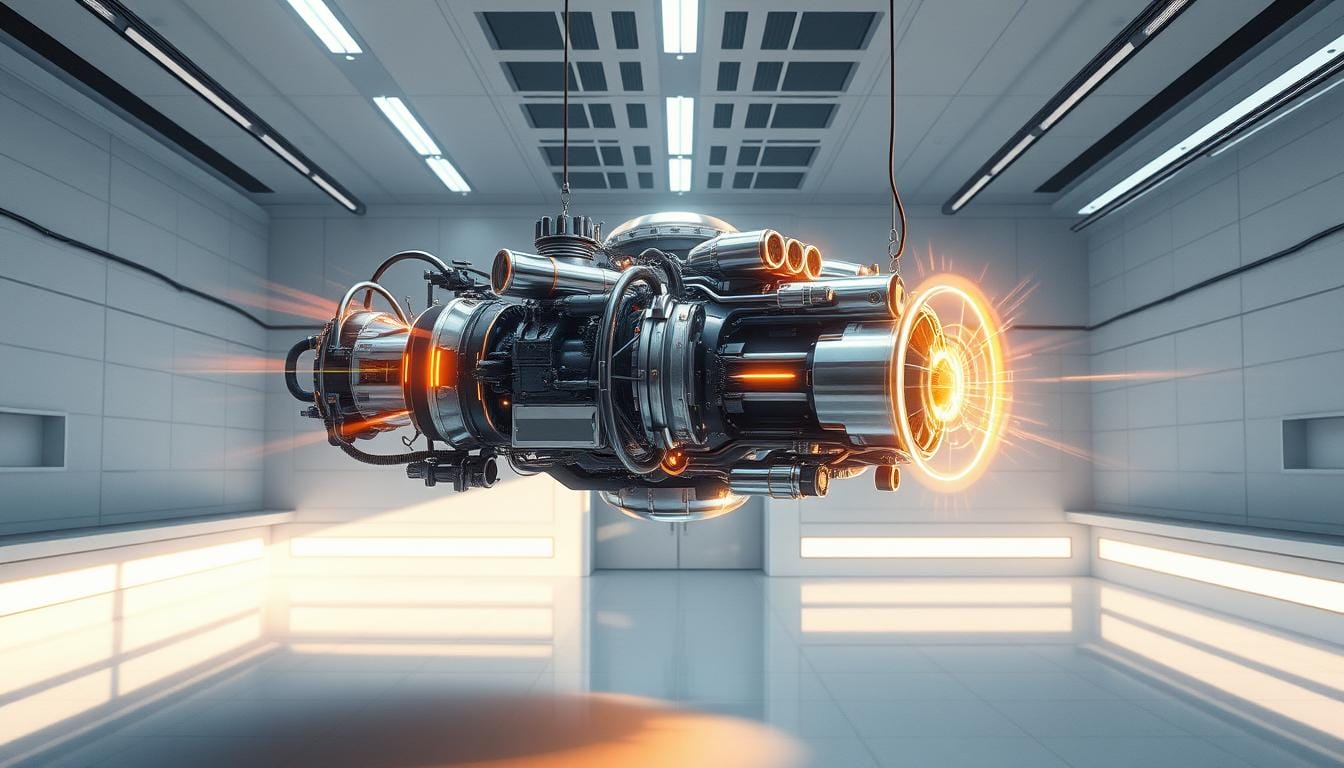 A highly detailed and photorealistic illustration of the "Google Antigravity" concept. A complex, futuristic-looking device or apparatus hovers gracefully in a bright, airy, and minimalist laboratory environment. The device features a combination of sleek metallic components, glowing energy fields, and intricate mechanisms. The scene is bathed in soft, directional lighting that casts dramatic shadows and highlights the technical details. The overall aesthetic evokes a sense of innovation, technology, and the possibility of defying gravity. The image should convey a sense of wonder and scientific discovery. A highly detailed and photorealistic illustration of the "Google Antigravity" concept. A complex, futuristic-looking device or apparatus hovers gracefully in a bright, airy, and minimalist laboratory environment. The device features a combination of sleek metallic components, glowing energy fields, and intricate mechanisms. The scene is bathed in soft, directional lighting that casts dramatic shadows and highlights the technical details. The overall aesthetic evokes a sense of innovation, technology, and the possibility of defying gravity. The image should convey a sense of wonder and scientific discovery.